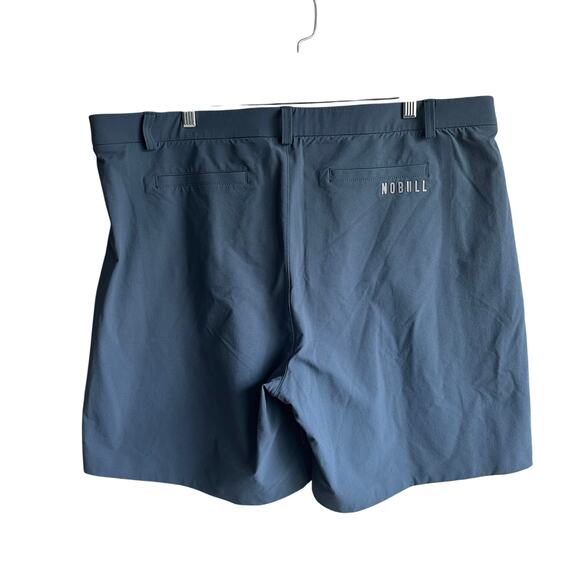 NOBULL Men's Golf Tour Shorts 8" inseam 40 Blue - Picture 6 of 10